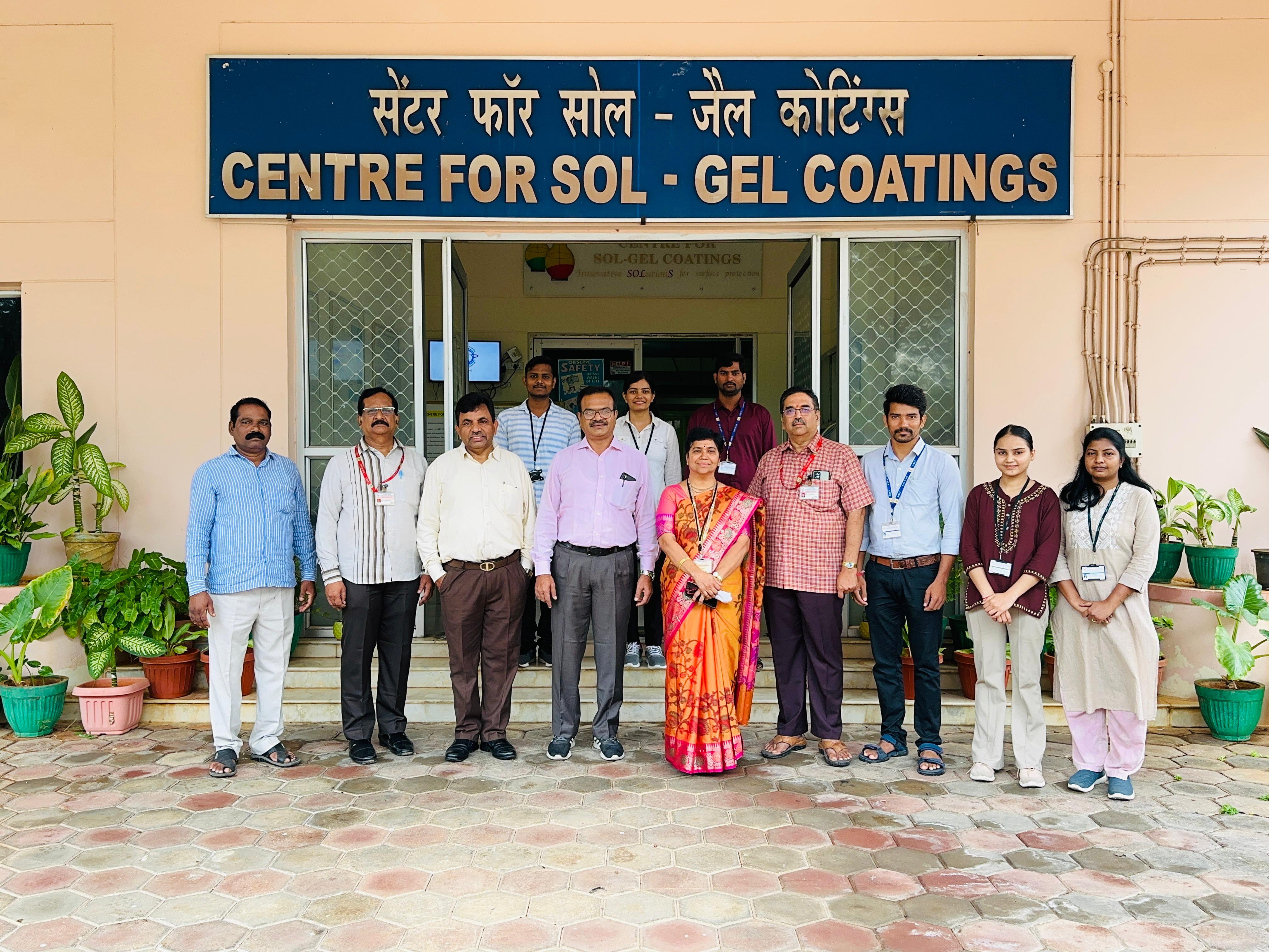 Center for Sol-Gel Coatings Group Photo