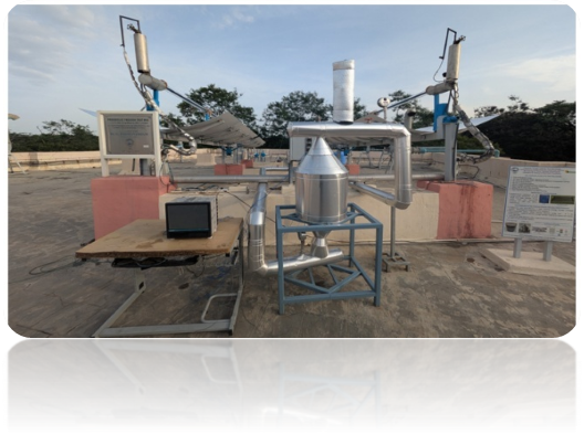 A machine on a roof
AI-generated content may be incorrect.