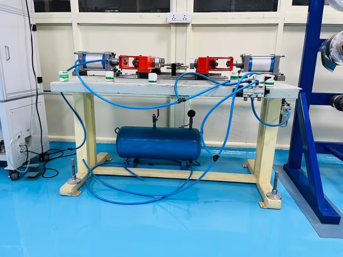 Jelly Roll Core Flattening Machine