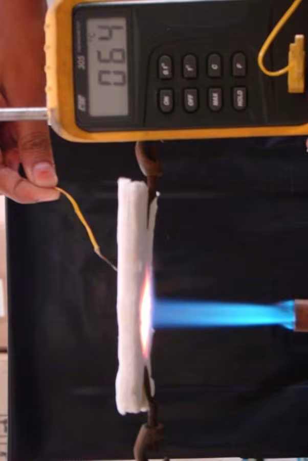 Fire Protection Property of aerogel sheet