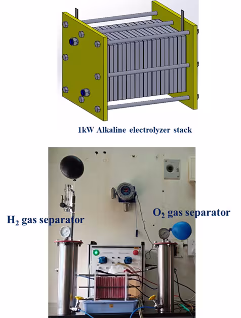 1kw Alkaline Electrolyzer Stack